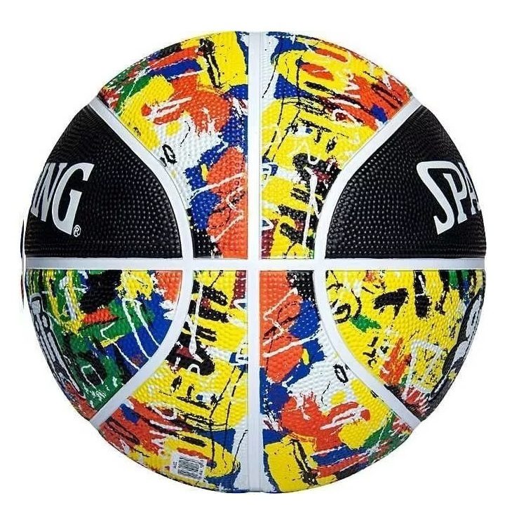 pelota de básquet spalding GRAFFITI RAINBOW N7 LMR Deportes