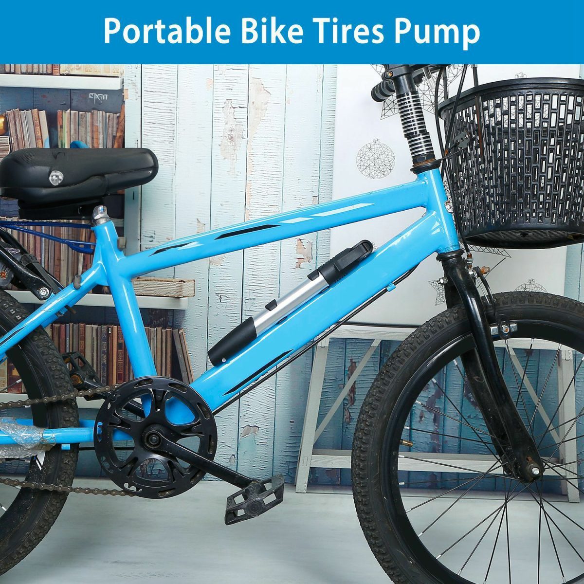 Mini inflador multifuncional para bicicleta pelotas inflables (colores varios) - Imagen 3