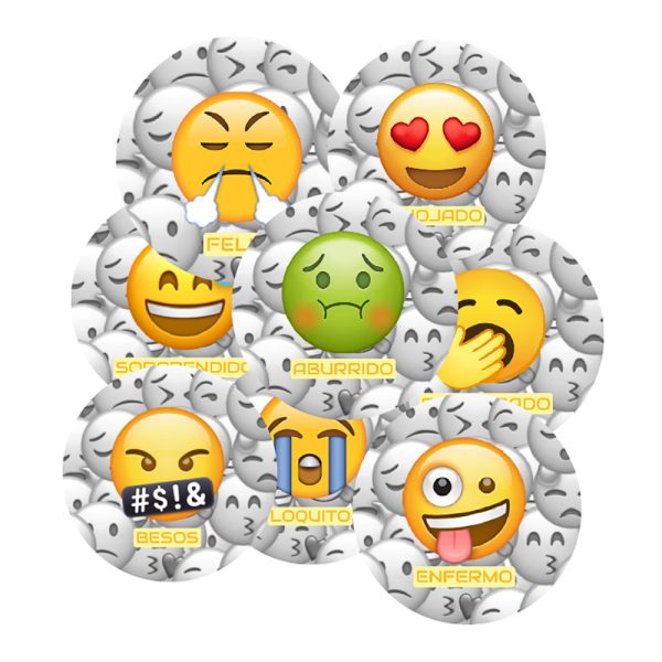fatiga neural – emoji x12 unidades