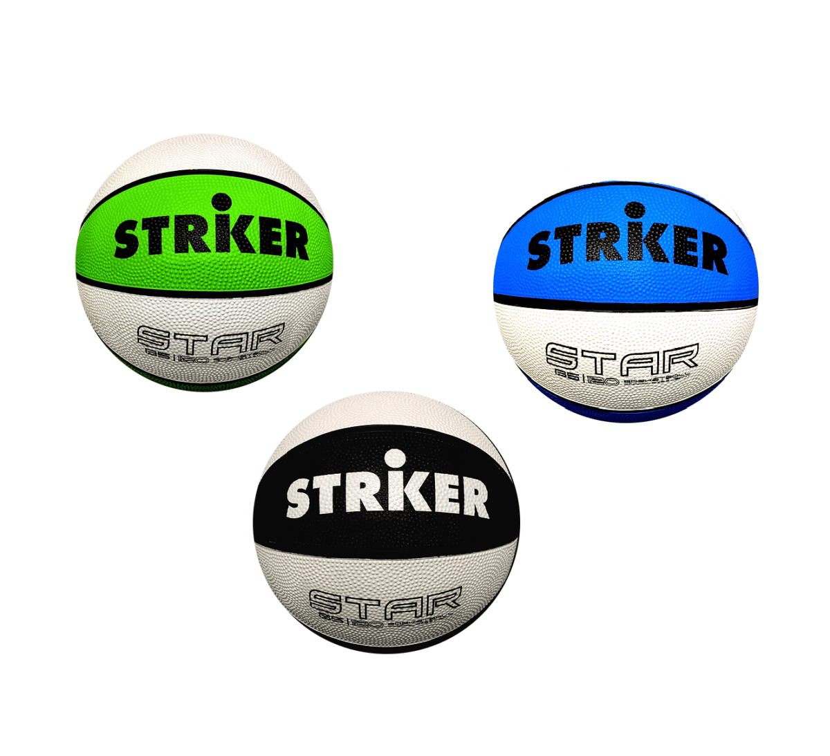 Pelota B Squet Striker Caucho N Bicolor Lmr Deportes